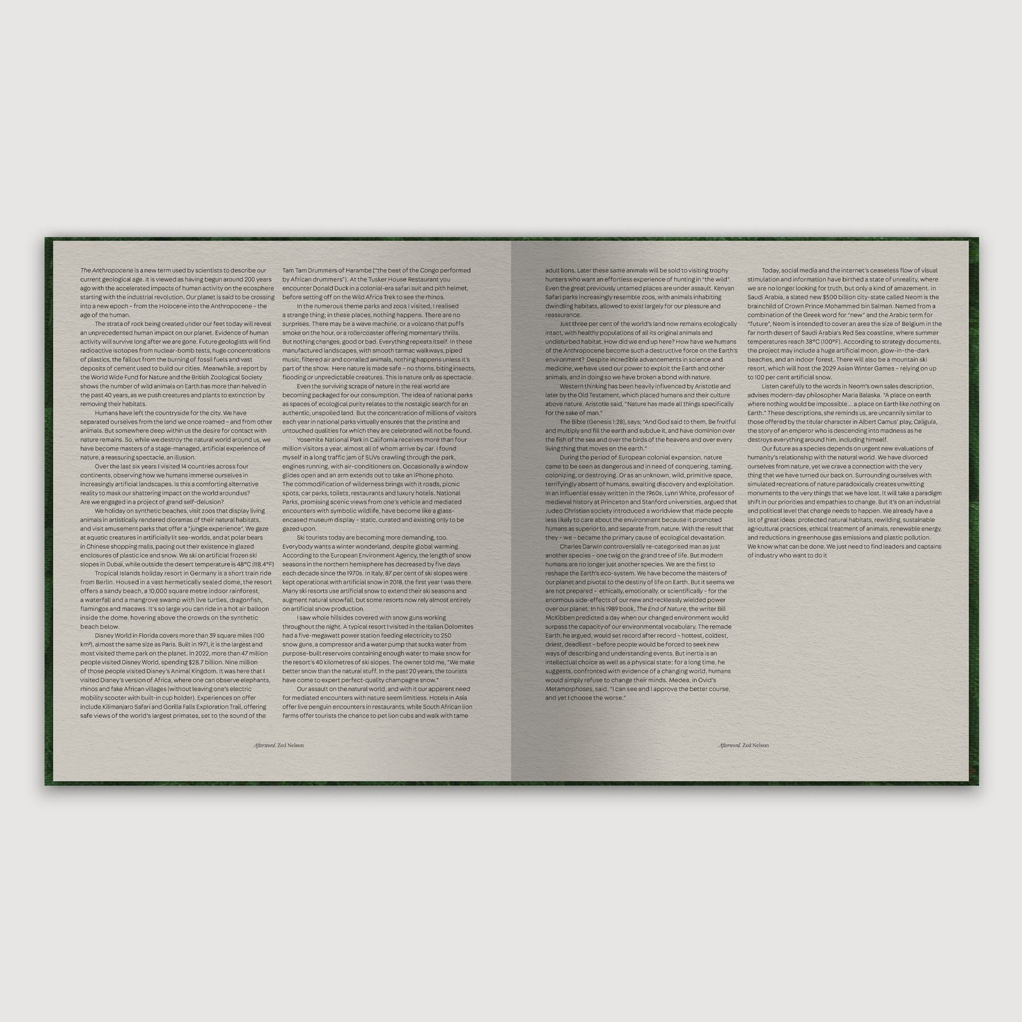 The Anthropocene Illusion, Zed Nelson